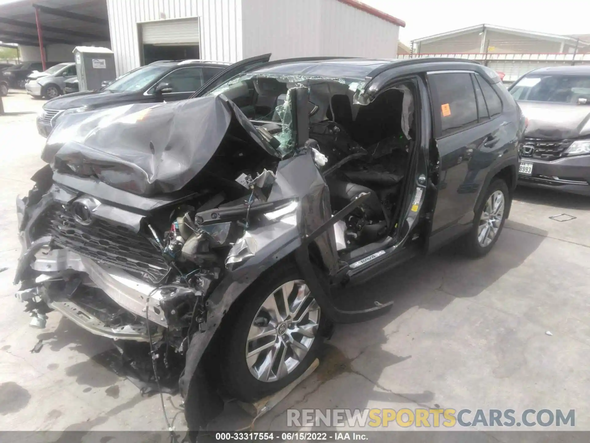 2 Photograph of a damaged car 2T3C1RFV0MW155005 TOYOTA RAV4 2021