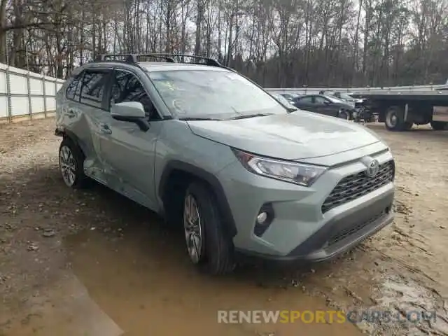 1 Photograph of a damaged car 2T3C1RFV0MW172290 TOYOTA RAV4 2021