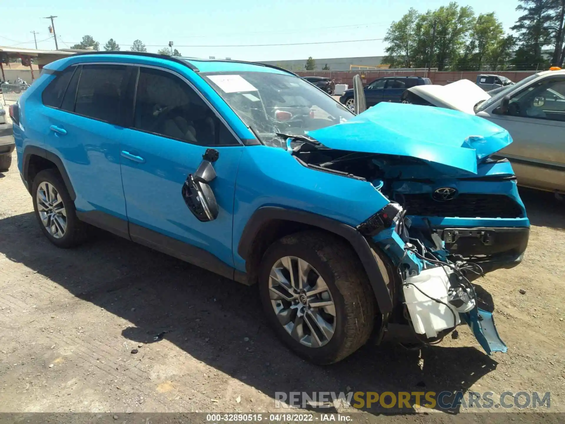 1 Photograph of a damaged car 2T3C1RFV0MW174119 TOYOTA RAV4 2021