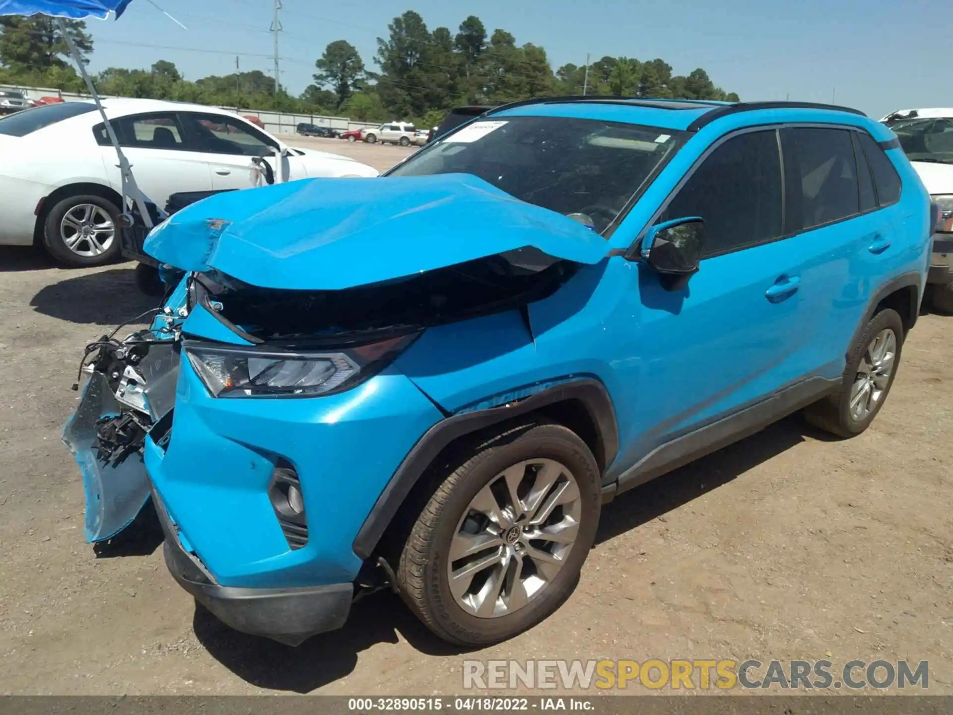 2 Photograph of a damaged car 2T3C1RFV0MW174119 TOYOTA RAV4 2021