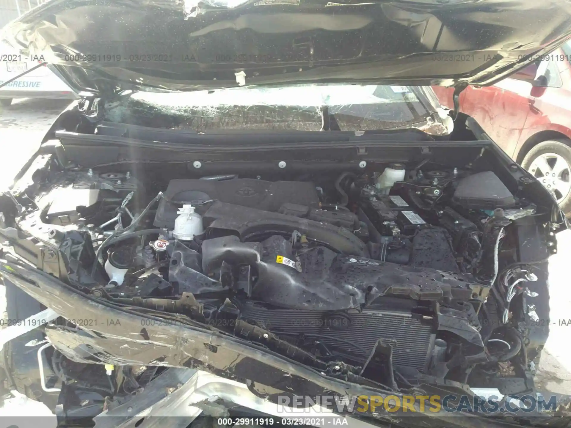 10 Фотография поврежденного автомобиля 2T3C1RFV1MC092997 TOYOTA RAV4 2021