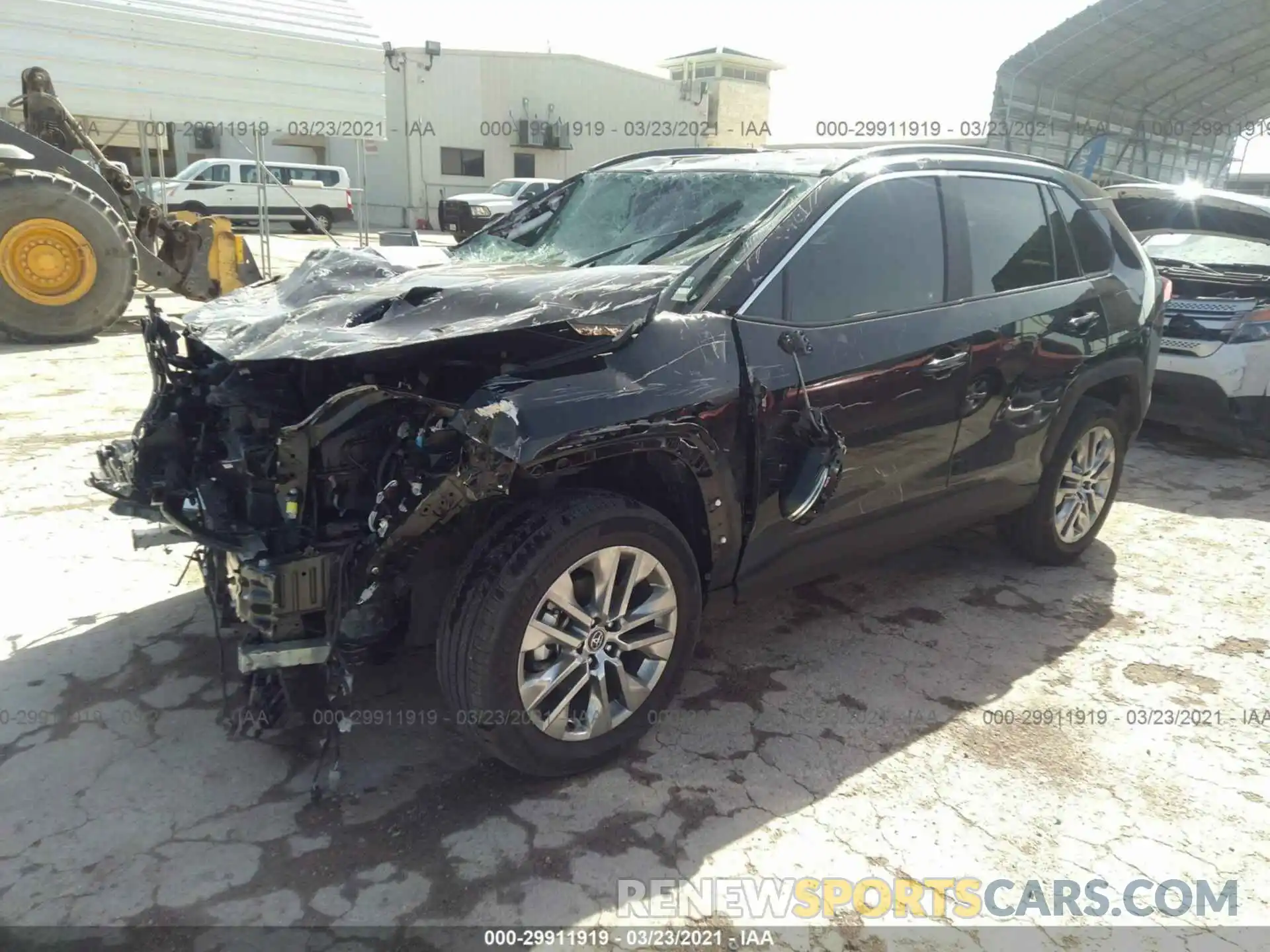 2 Photograph of a damaged car 2T3C1RFV1MC092997 TOYOTA RAV4 2021