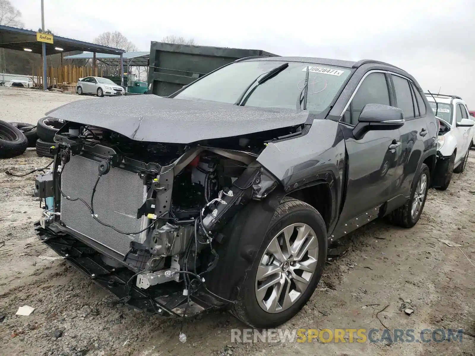 2 Photograph of a damaged car 2T3C1RFV1MC094183 TOYOTA RAV4 2021