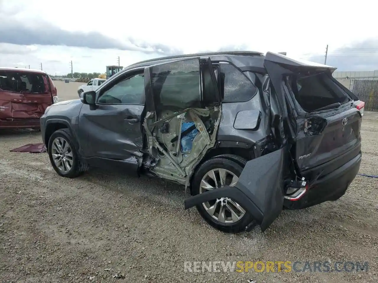 2 Photograph of a damaged car 2T3C1RFV1MC095978 TOYOTA RAV4 2021