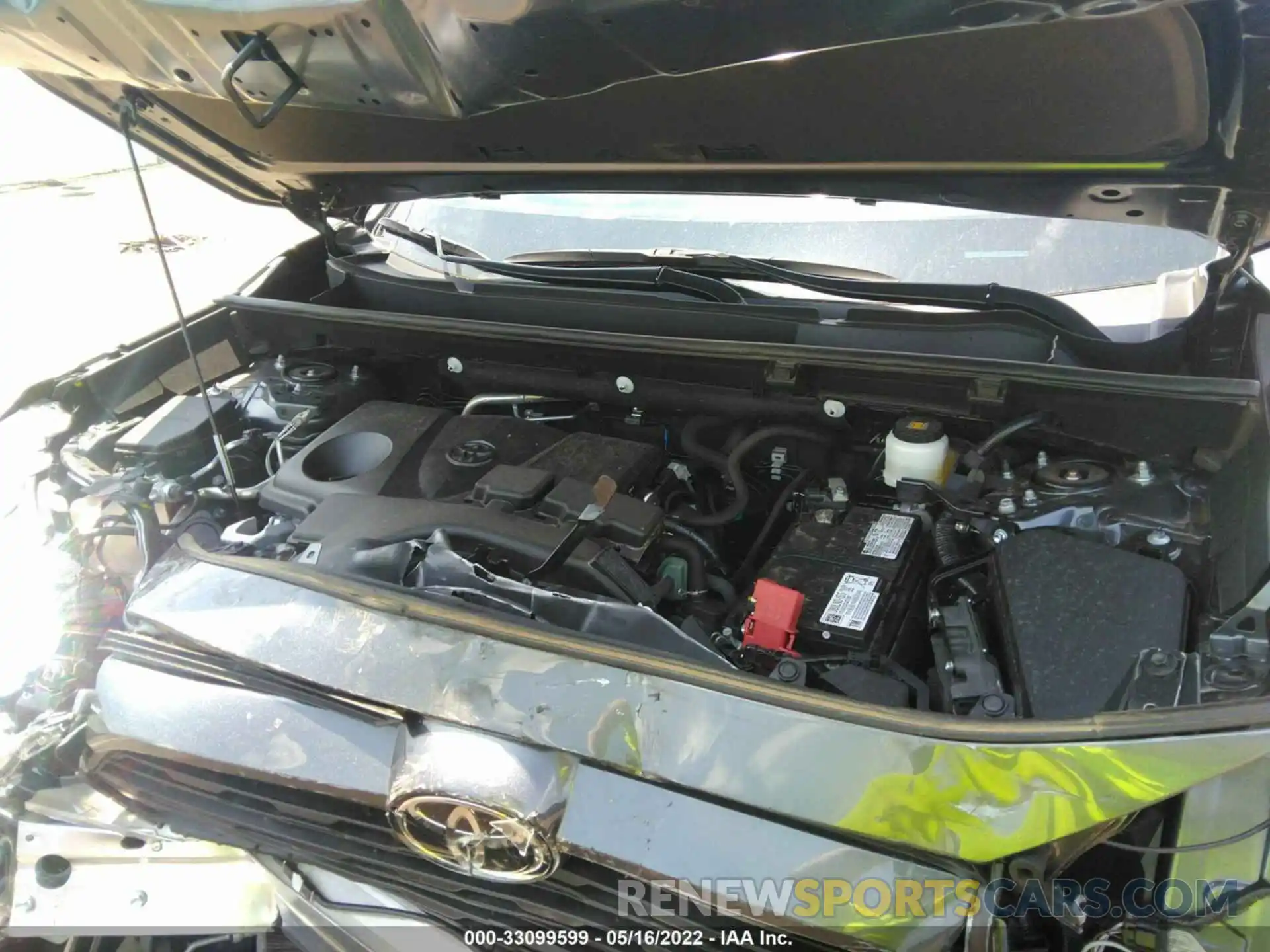 10 Фотография поврежденного автомобиля 2T3C1RFV1MC107658 TOYOTA RAV4 2021