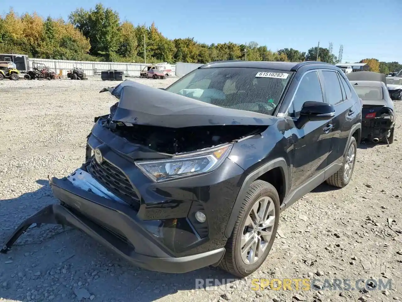 2 Photograph of a damaged car 2T3C1RFV1MC159761 TOYOTA RAV4 2021