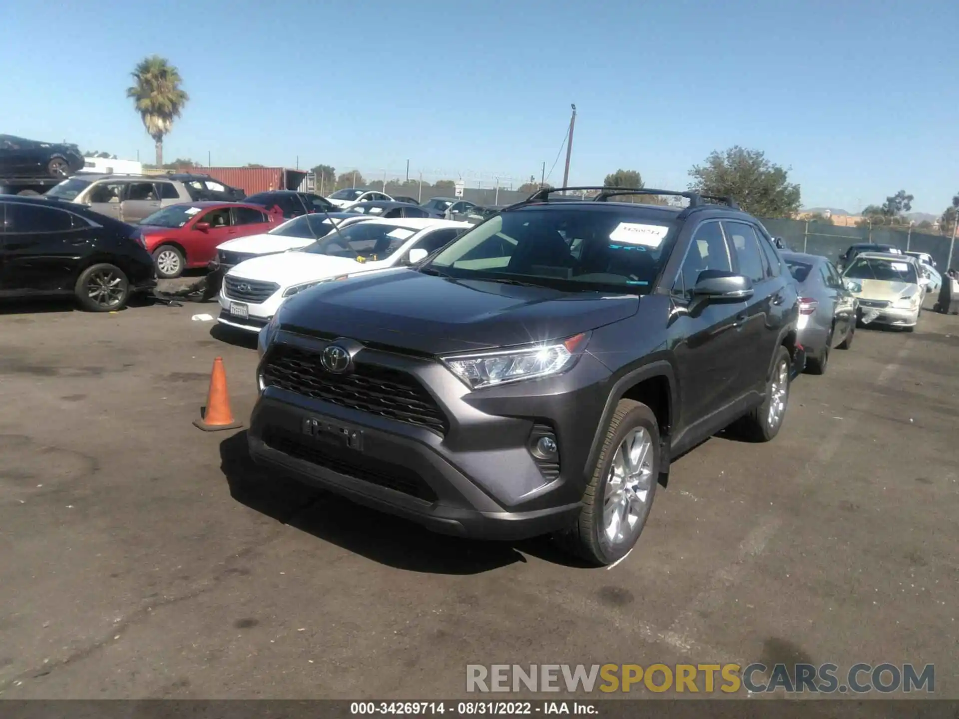 2 Photograph of a damaged car 2T3C1RFV1MC167827 TOYOTA RAV4 2021