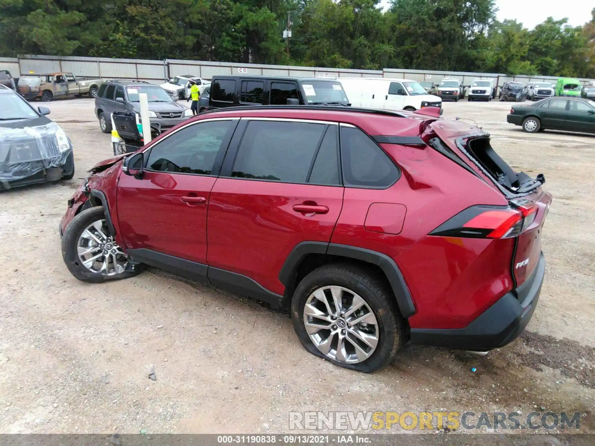 3 Photograph of a damaged car 2T3C1RFV1MW108999 TOYOTA RAV4 2021