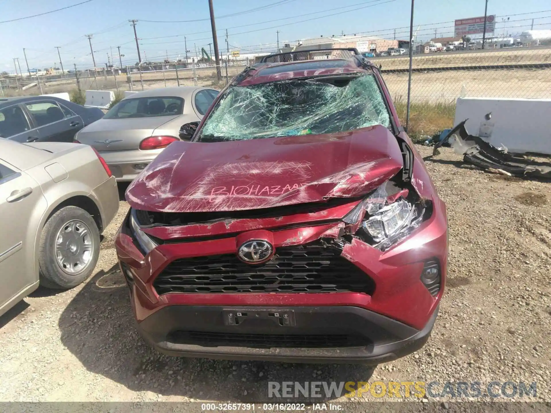 6 Photograph of a damaged car 2T3C1RFV1MW132509 TOYOTA RAV4 2021