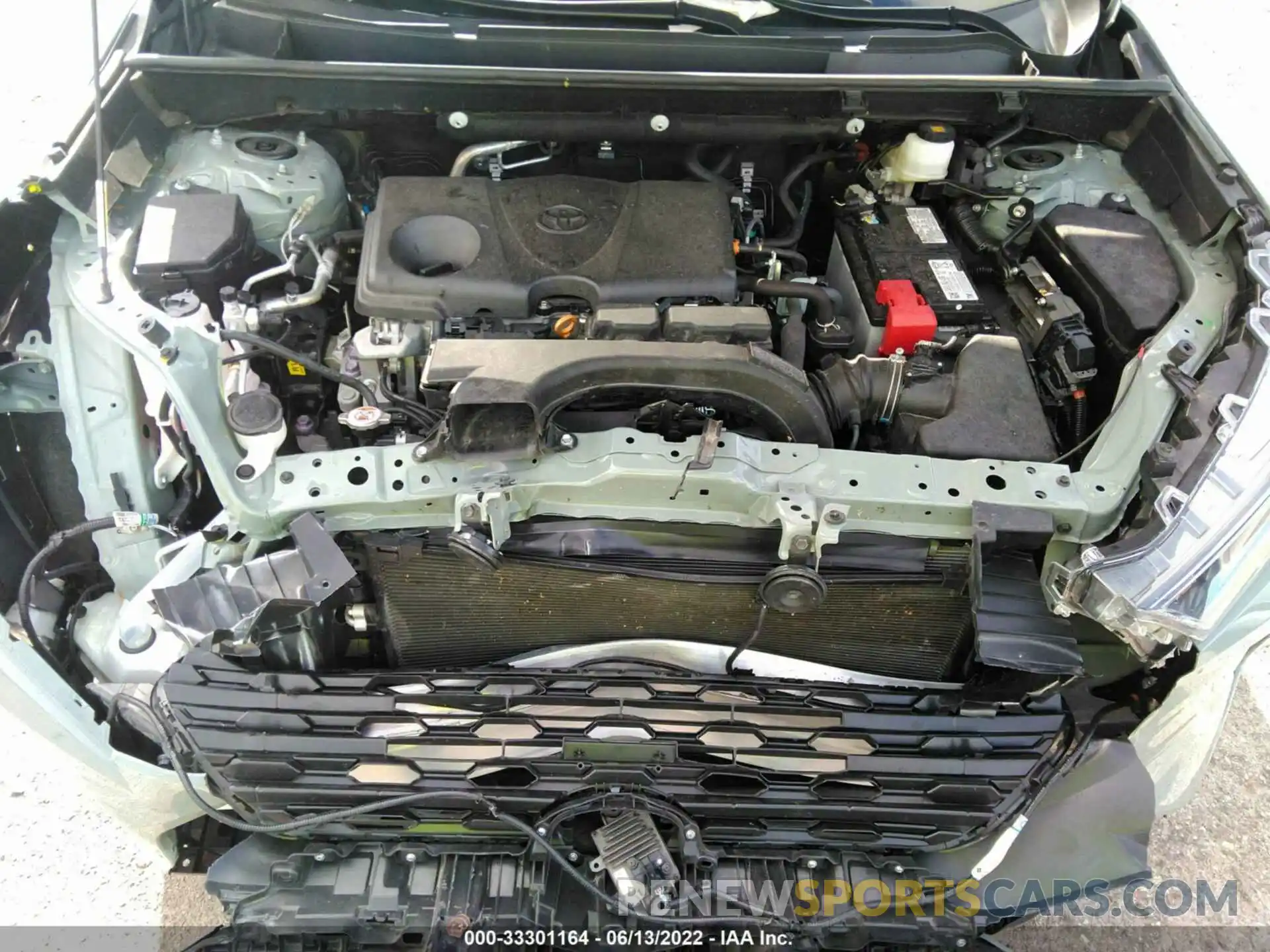 10 Фотография поврежденного автомобиля 2T3C1RFV1MW145101 TOYOTA RAV4 2021