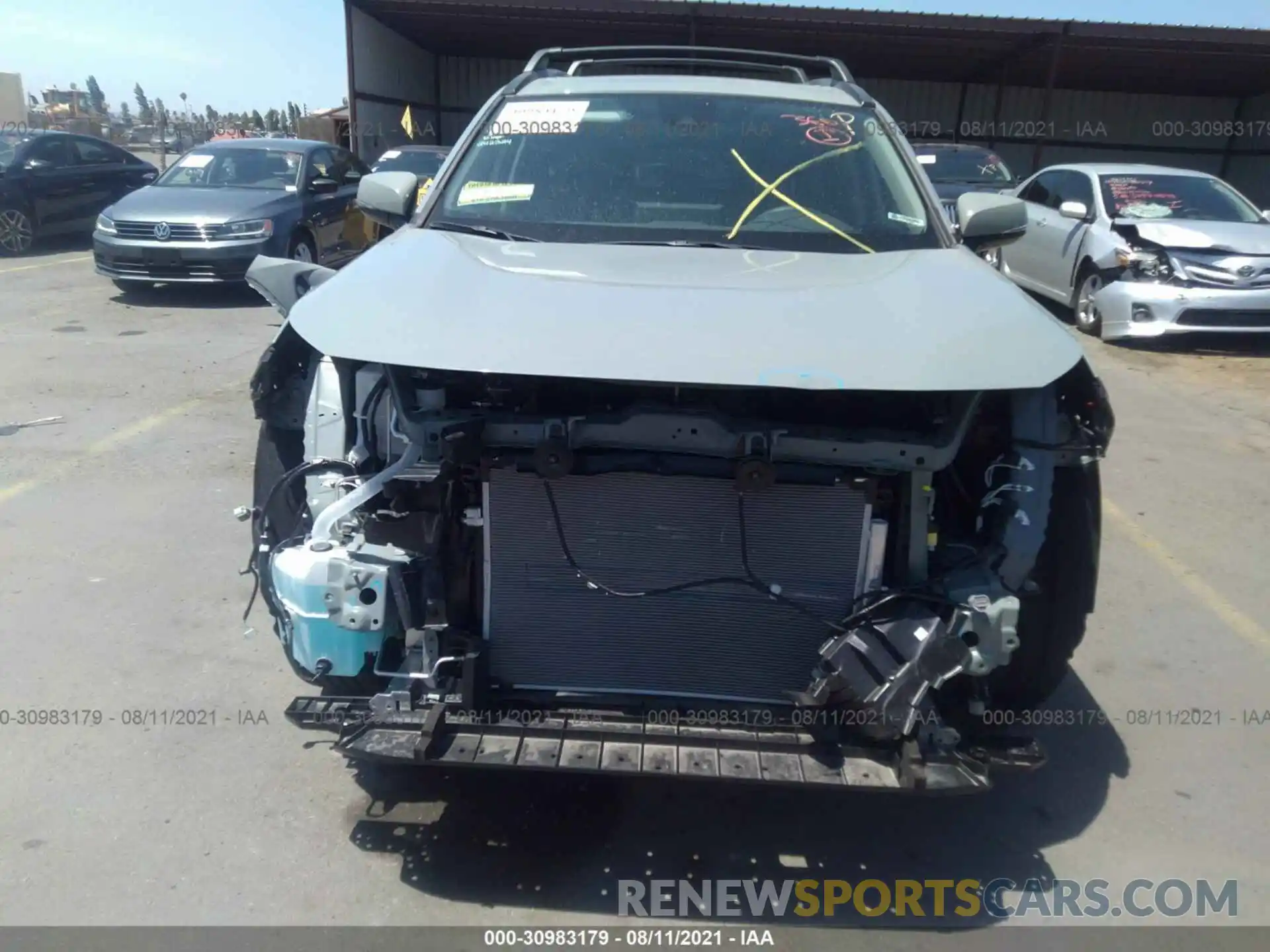 6 Photograph of a damaged car 2T3C1RFV1MW154364 TOYOTA RAV4 2021