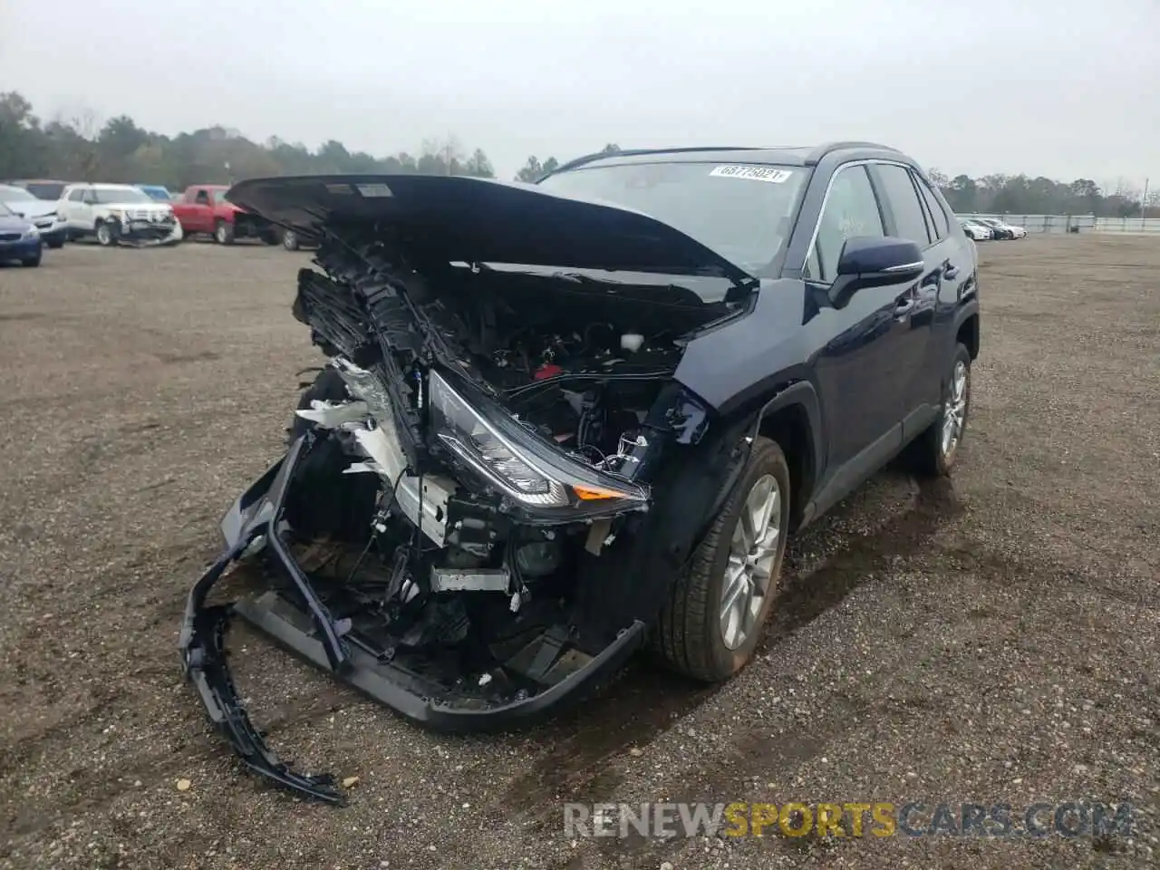 2 Photograph of a damaged car 2T3C1RFV1MW156762 TOYOTA RAV4 2021