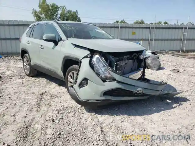 1 Photograph of a damaged car 2T3C1RFV1MW167373 TOYOTA RAV4 2021