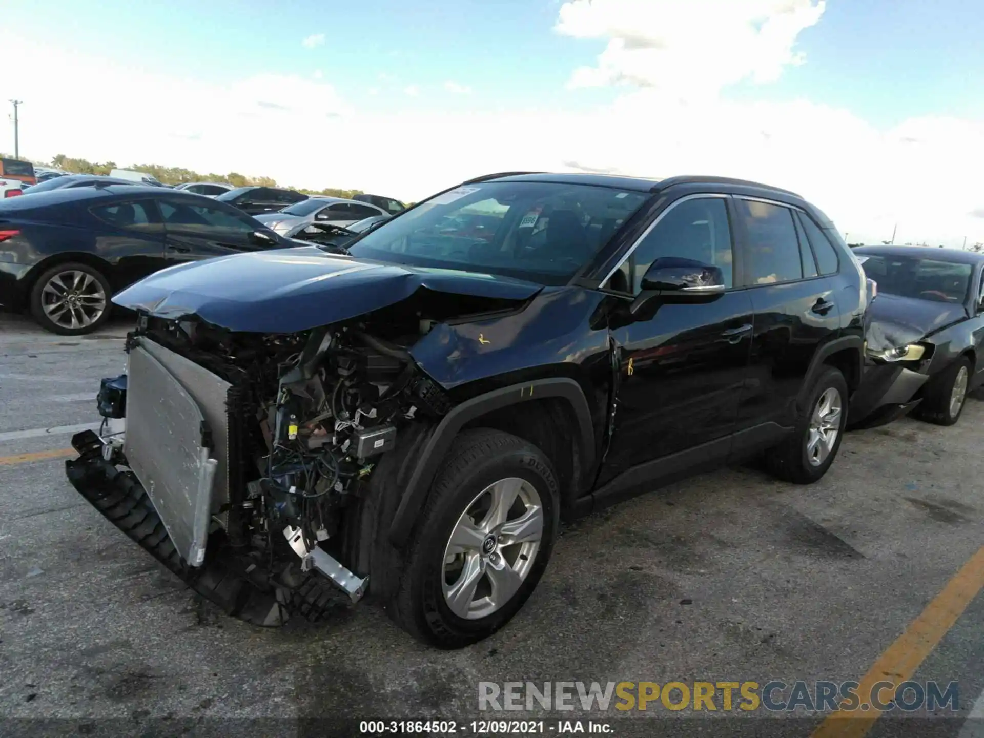 2 Photograph of a damaged car 2T3C1RFV2MC088408 TOYOTA RAV4 2021