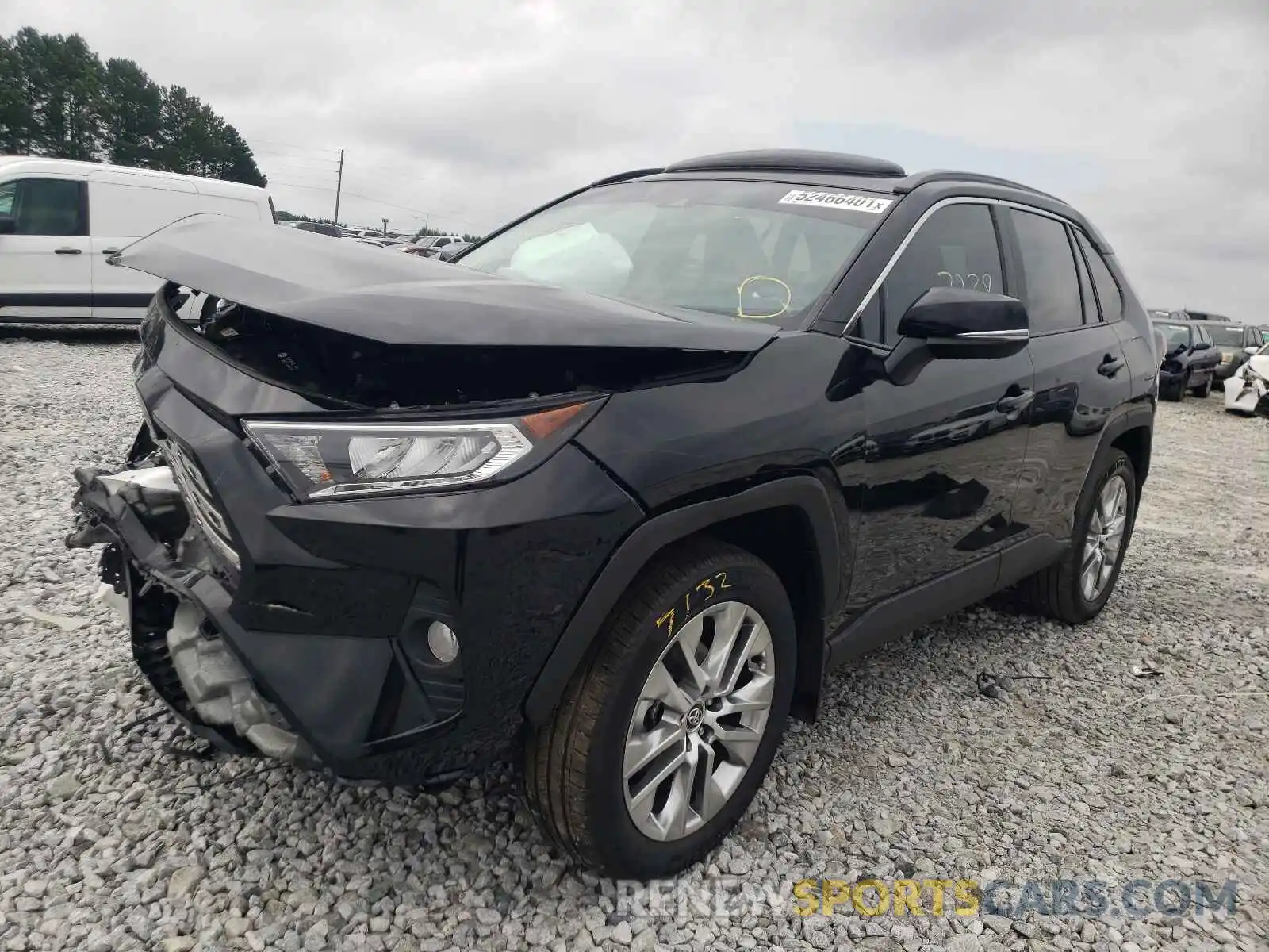 2 Photograph of a damaged car 2T3C1RFV2MC088795 TOYOTA RAV4 2021