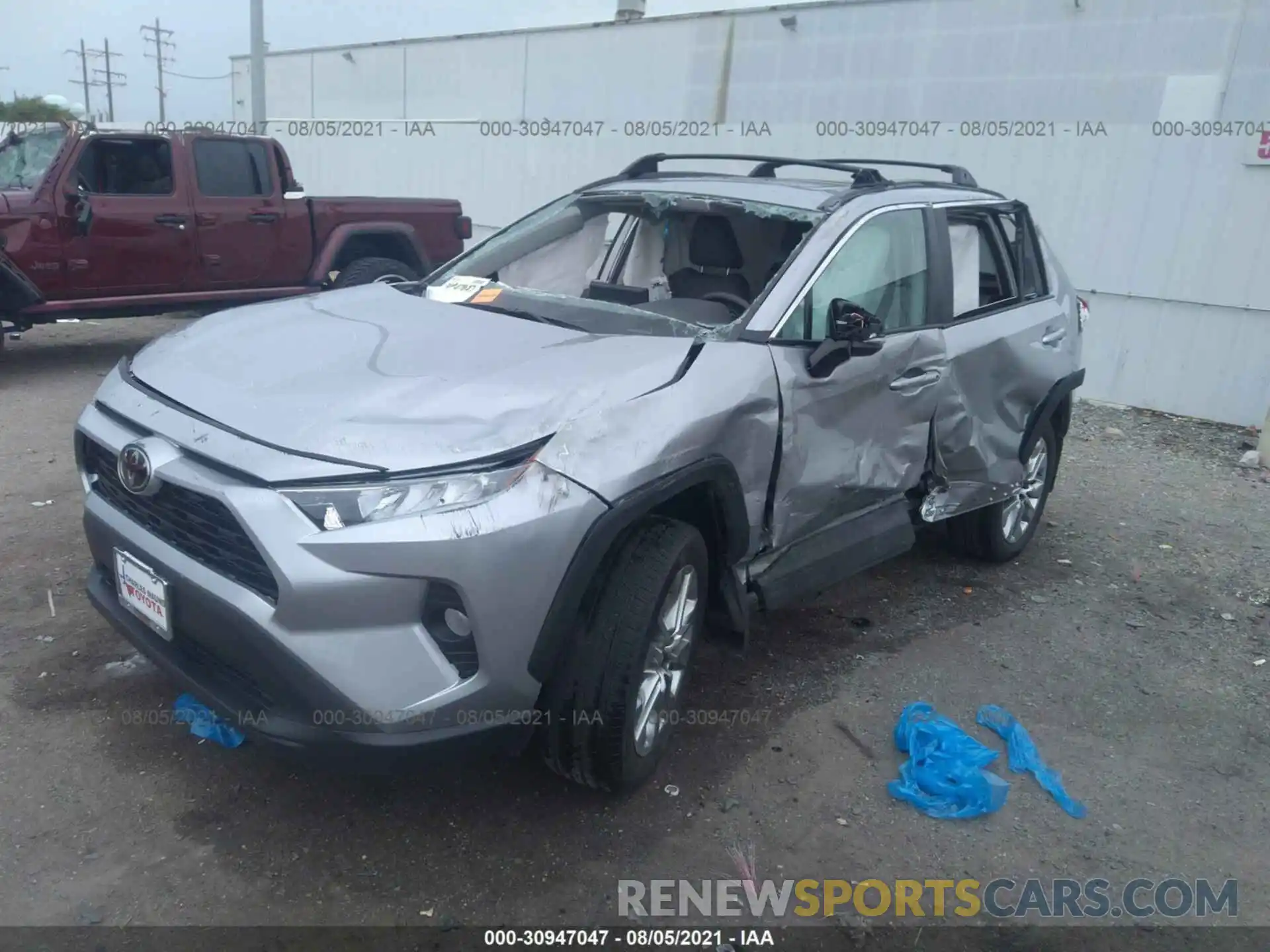 2 Фотография поврежденного автомобиля 2T3C1RFV2MC145822 TOYOTA RAV4 2021