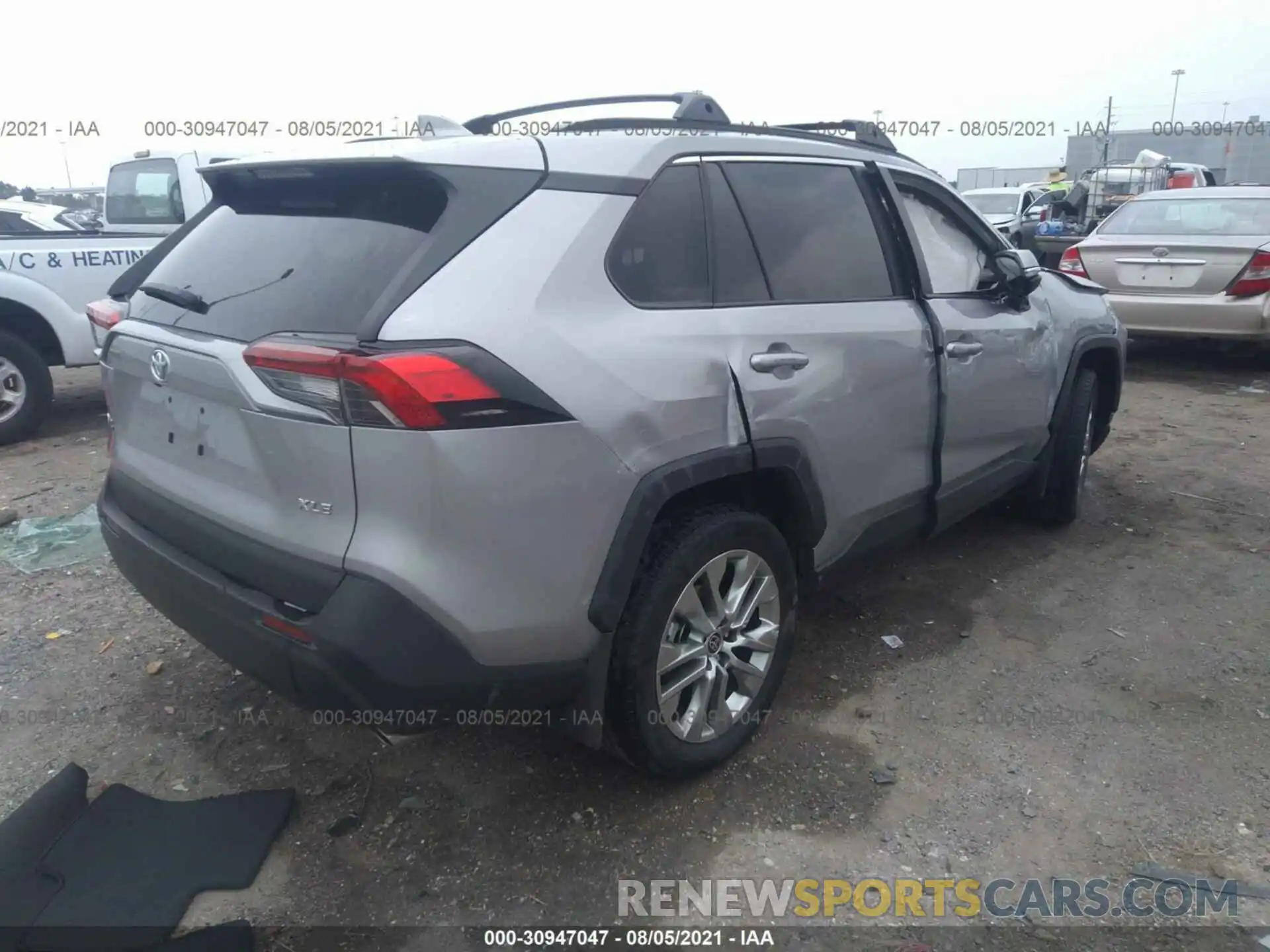 4 Фотография поврежденного автомобиля 2T3C1RFV2MC145822 TOYOTA RAV4 2021