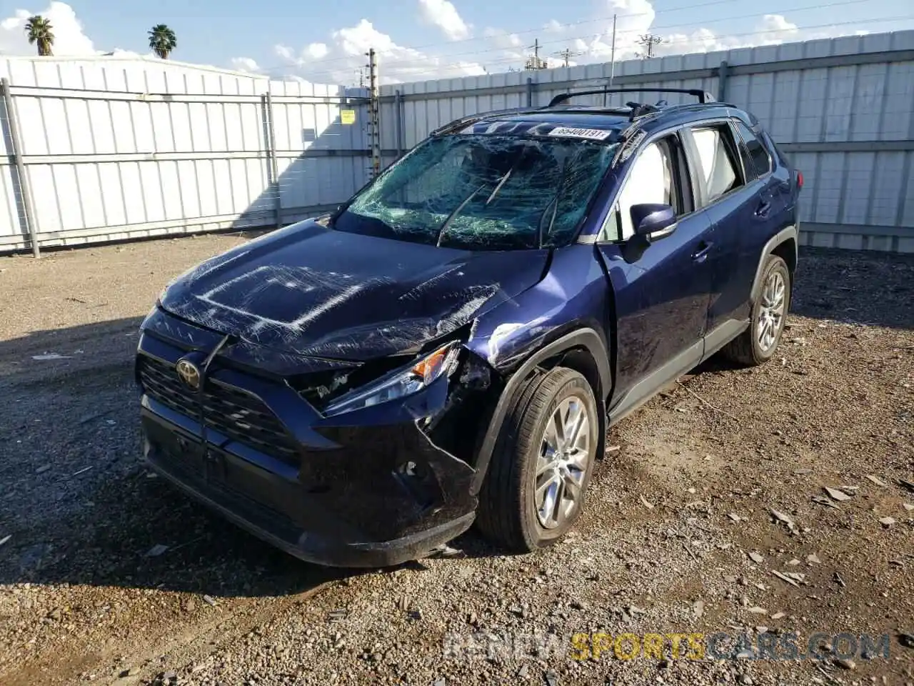 2 Photograph of a damaged car 2T3C1RFV2MW139629 TOYOTA RAV4 2021