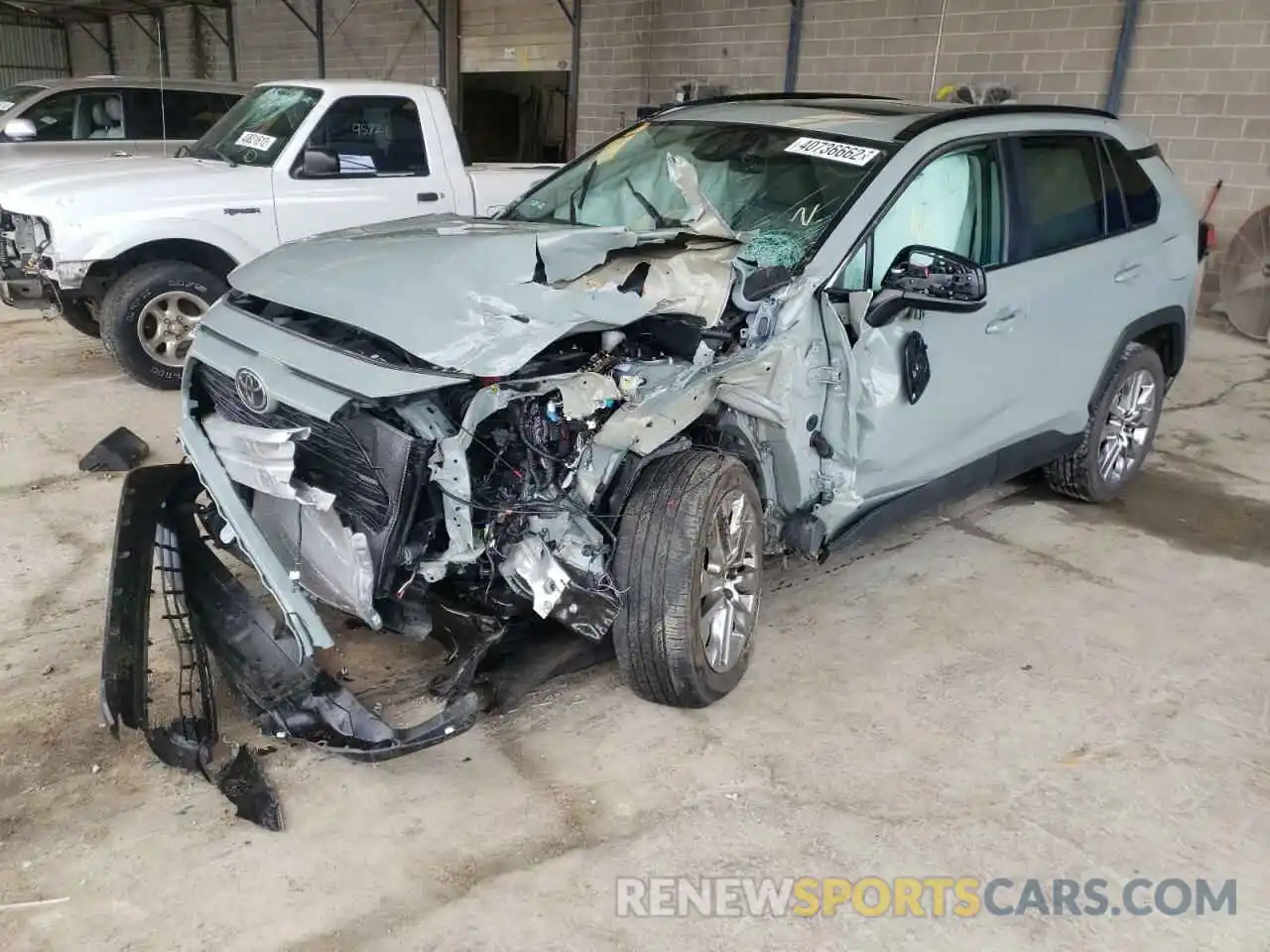 2 Photograph of a damaged car 2T3C1RFV2MW140845 TOYOTA RAV4 2021