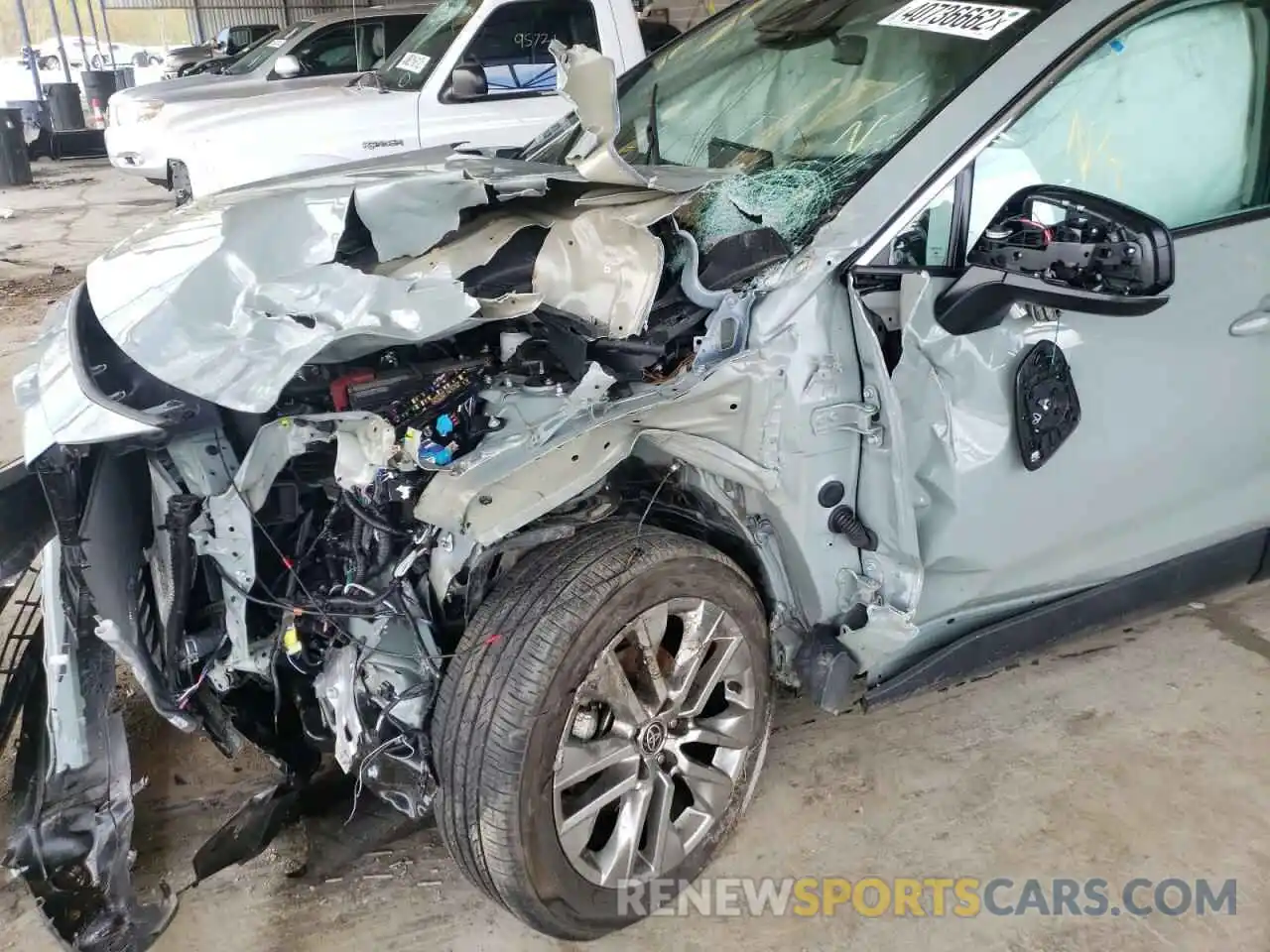 9 Photograph of a damaged car 2T3C1RFV2MW140845 TOYOTA RAV4 2021