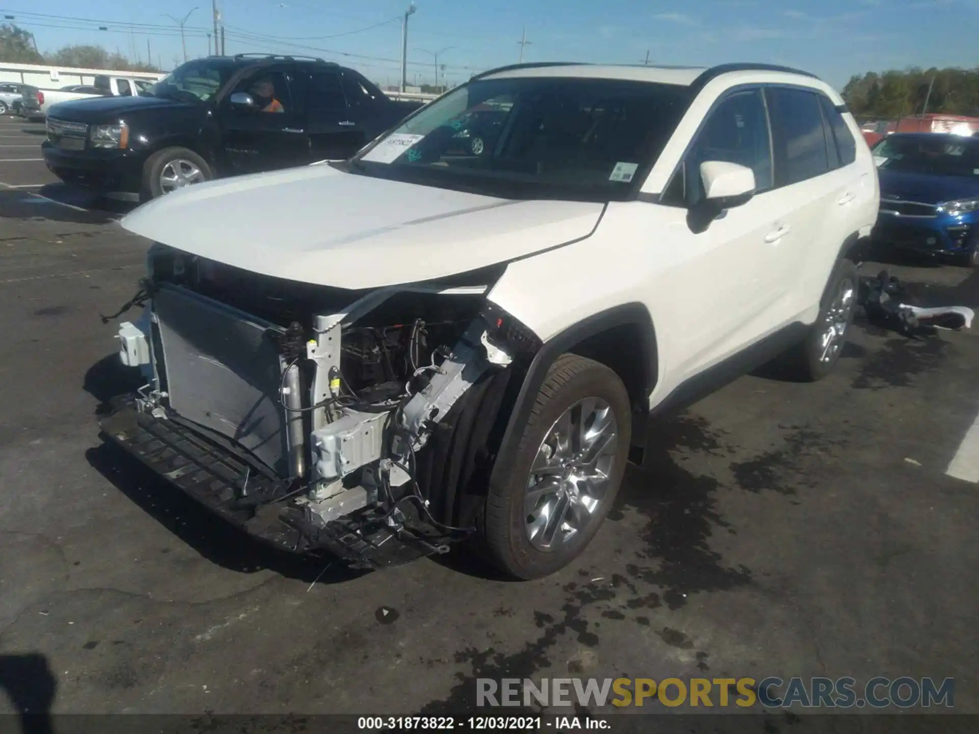 2 Photograph of a damaged car 2T3C1RFV2MW159718 TOYOTA RAV4 2021