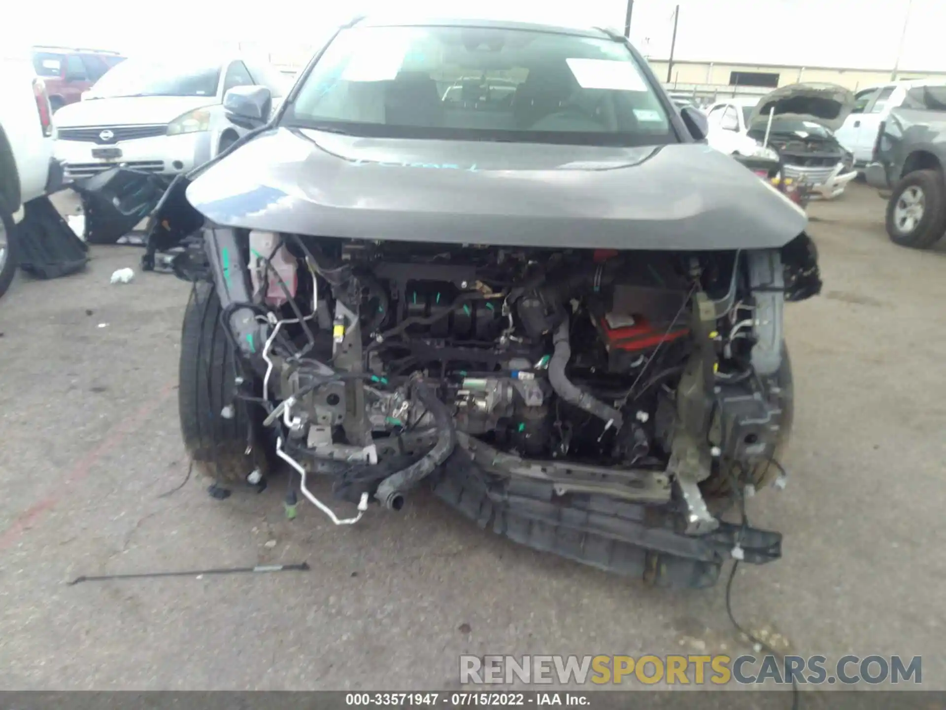 6 Photograph of a damaged car 2T3C1RFV3MC100405 TOYOTA RAV4 2021