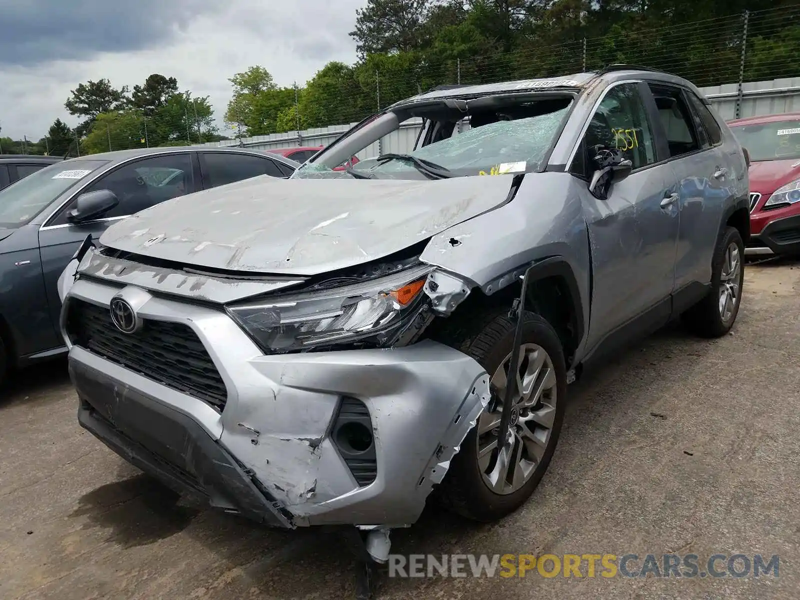 2 Photograph of a damaged car 2T3C1RFV3MC125174 TOYOTA RAV4 2021