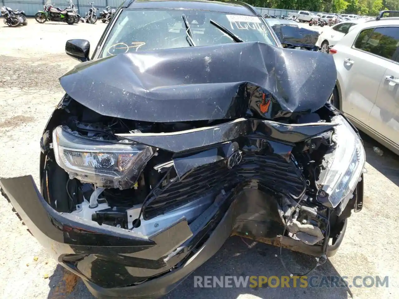 9 Photograph of a damaged car 2T3C1RFV3MC126616 TOYOTA RAV4 2021