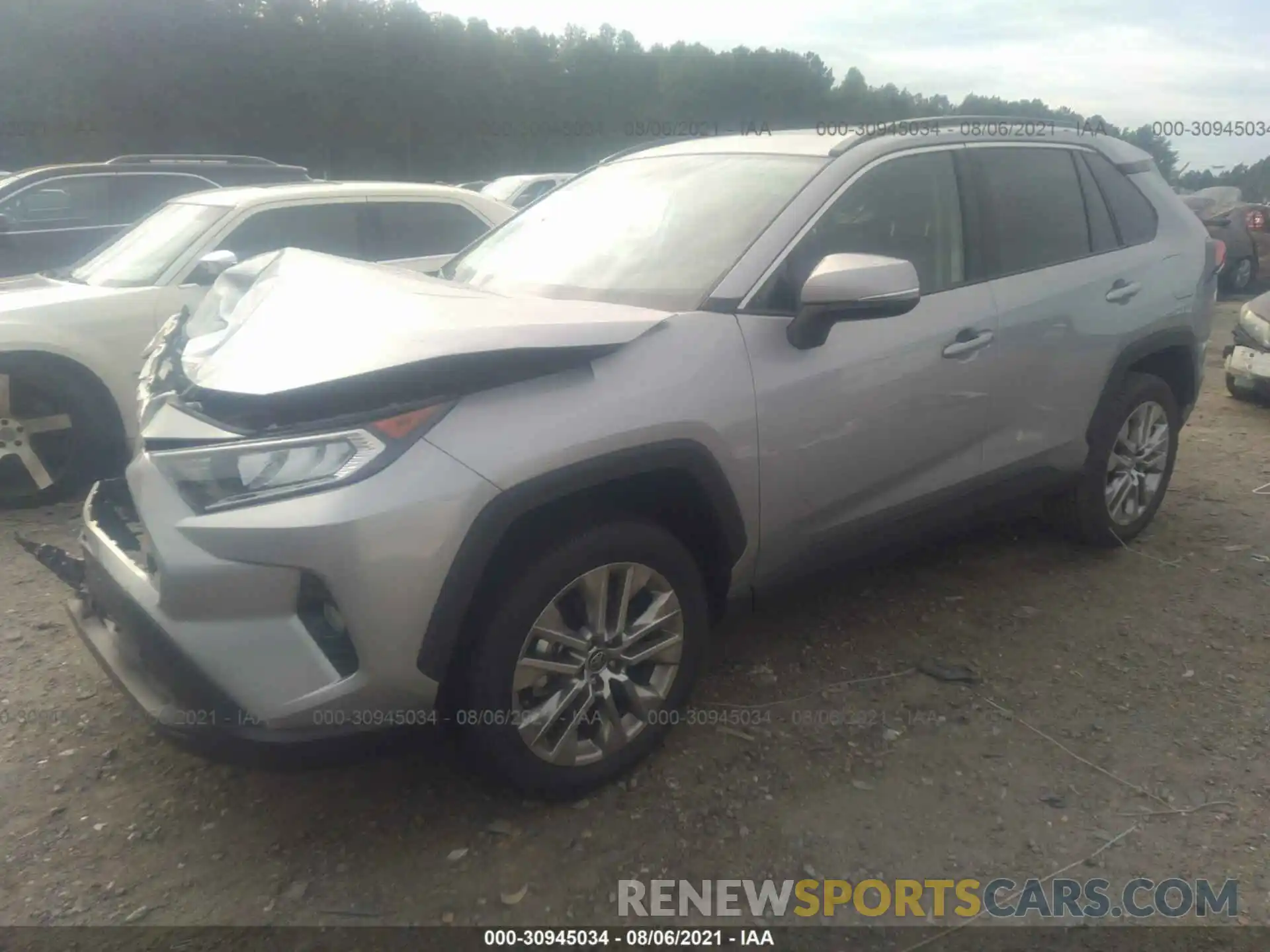 2 Photograph of a damaged car 2T3C1RFV3MC137423 TOYOTA RAV4 2021