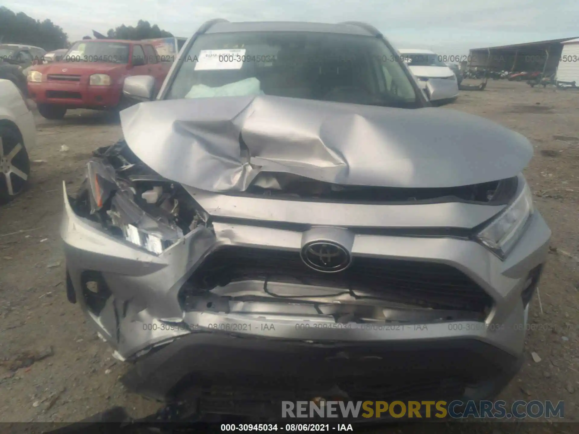 6 Photograph of a damaged car 2T3C1RFV3MC137423 TOYOTA RAV4 2021