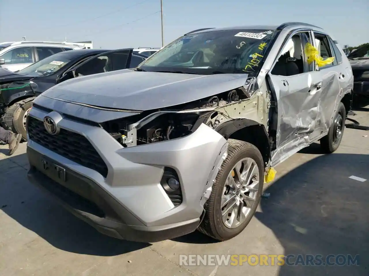 2 Photograph of a damaged car 2T3C1RFV3MC144534 TOYOTA RAV4 2021