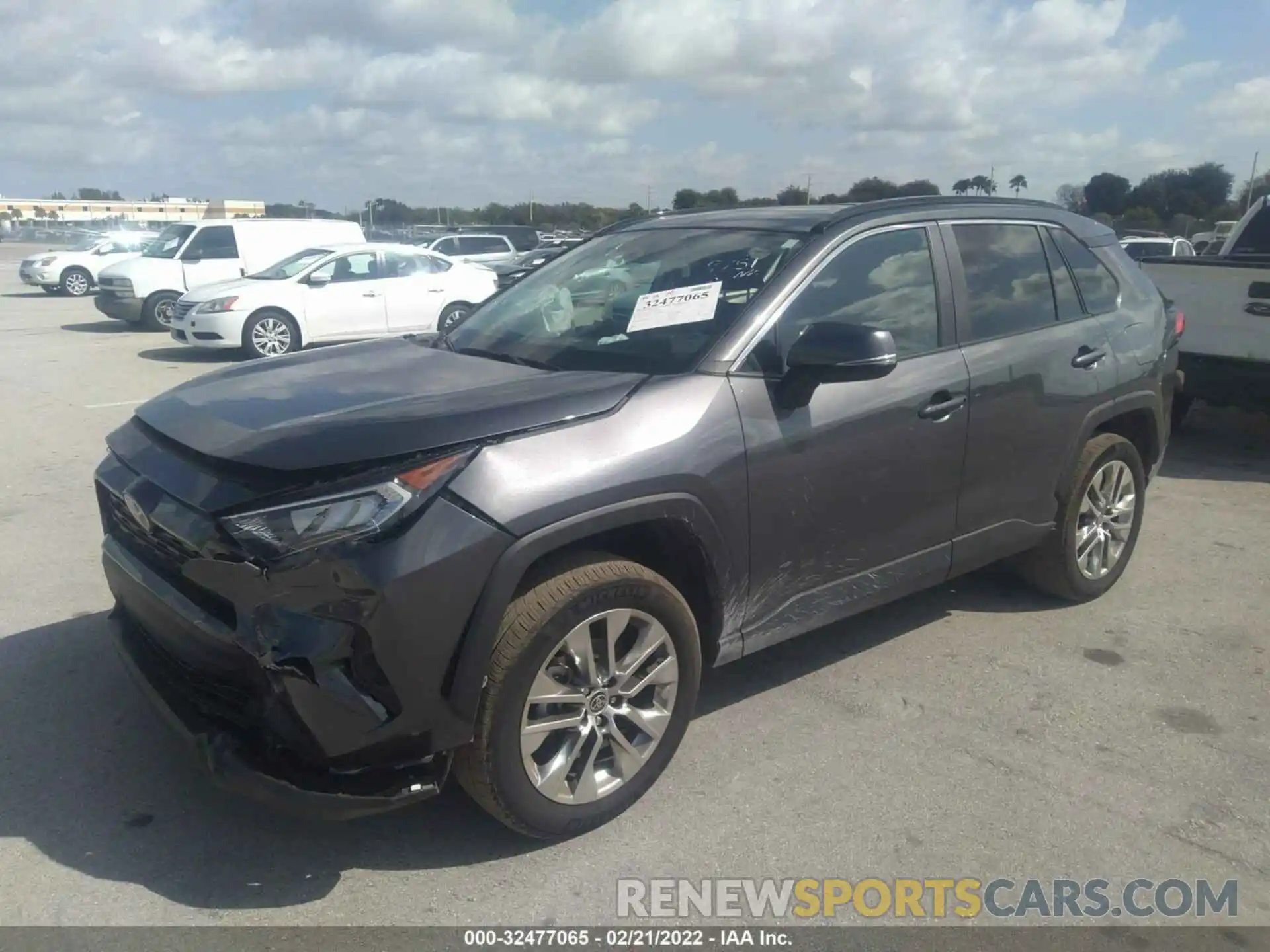 2 Photograph of a damaged car 2T3C1RFV3MC149751 TOYOTA RAV4 2021