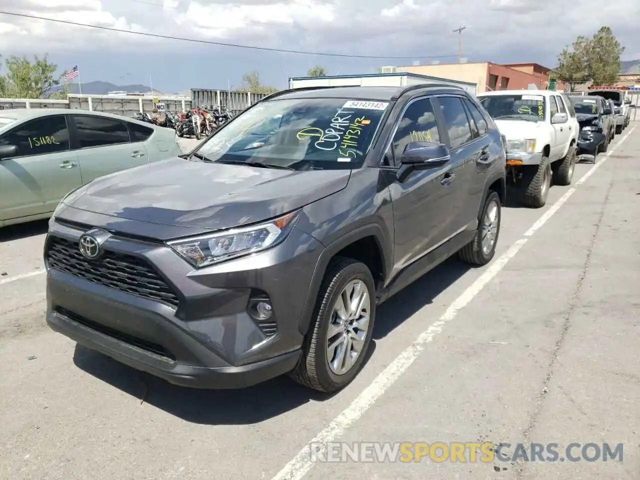 2 Photograph of a damaged car 2T3C1RFV3MC158997 TOYOTA RAV4 2021