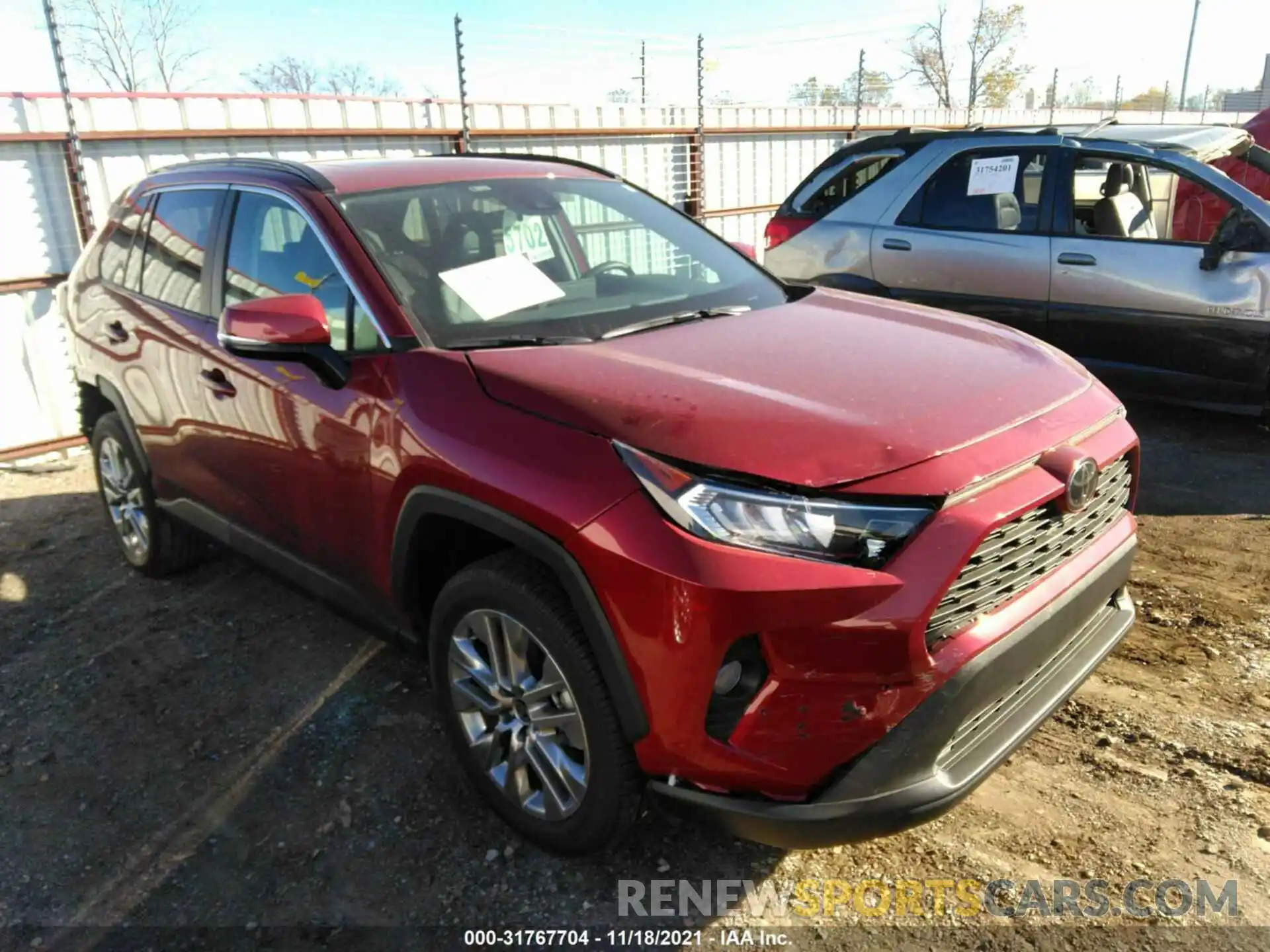 1 Photograph of a damaged car 2T3C1RFV3MW152051 TOYOTA RAV4 2021