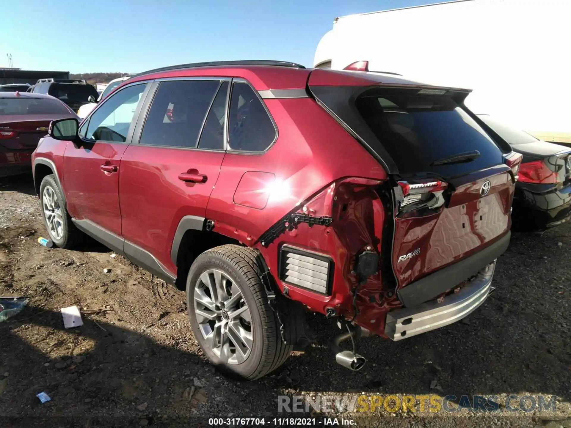 3 Photograph of a damaged car 2T3C1RFV3MW152051 TOYOTA RAV4 2021