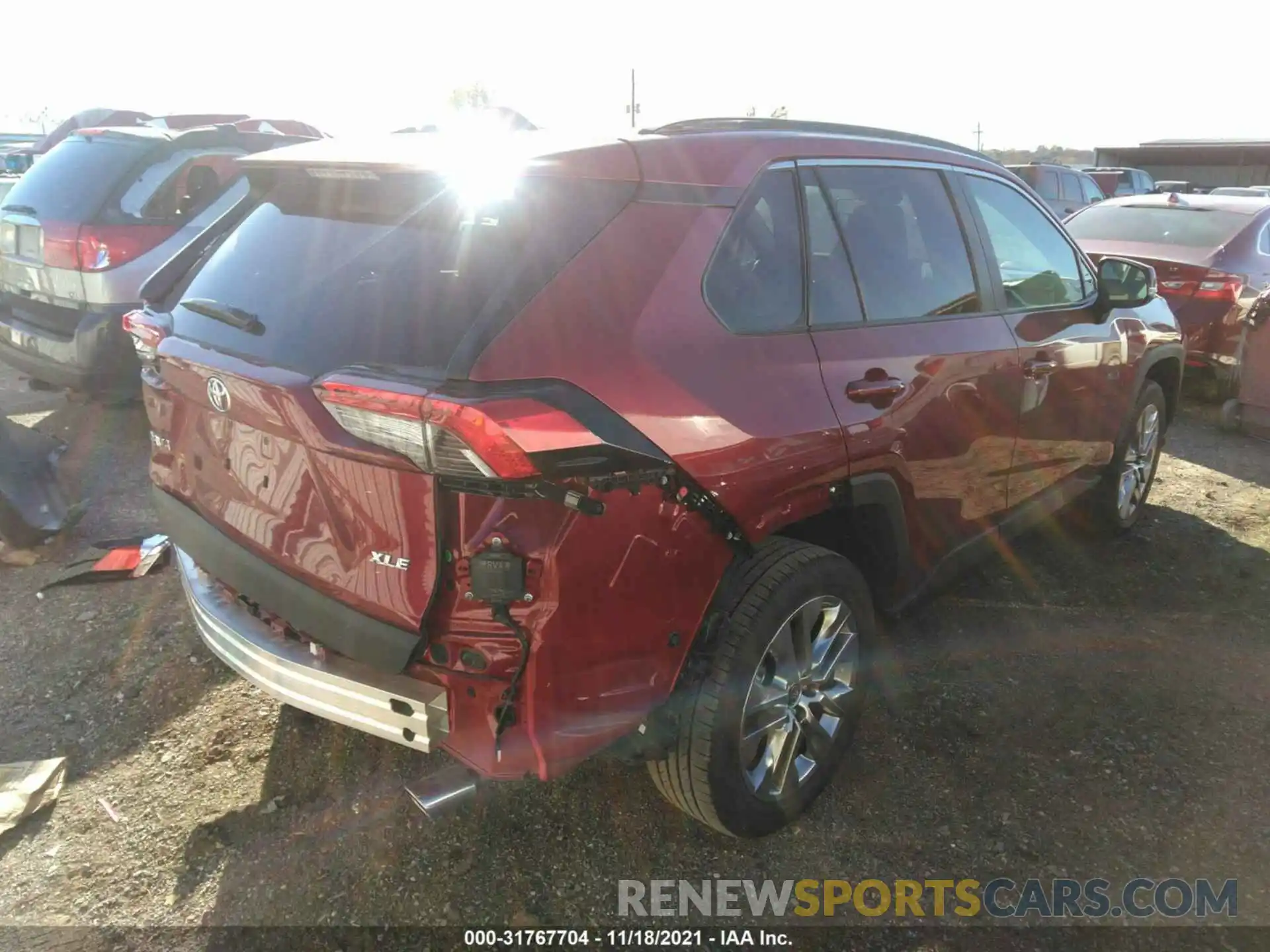 4 Photograph of a damaged car 2T3C1RFV3MW152051 TOYOTA RAV4 2021