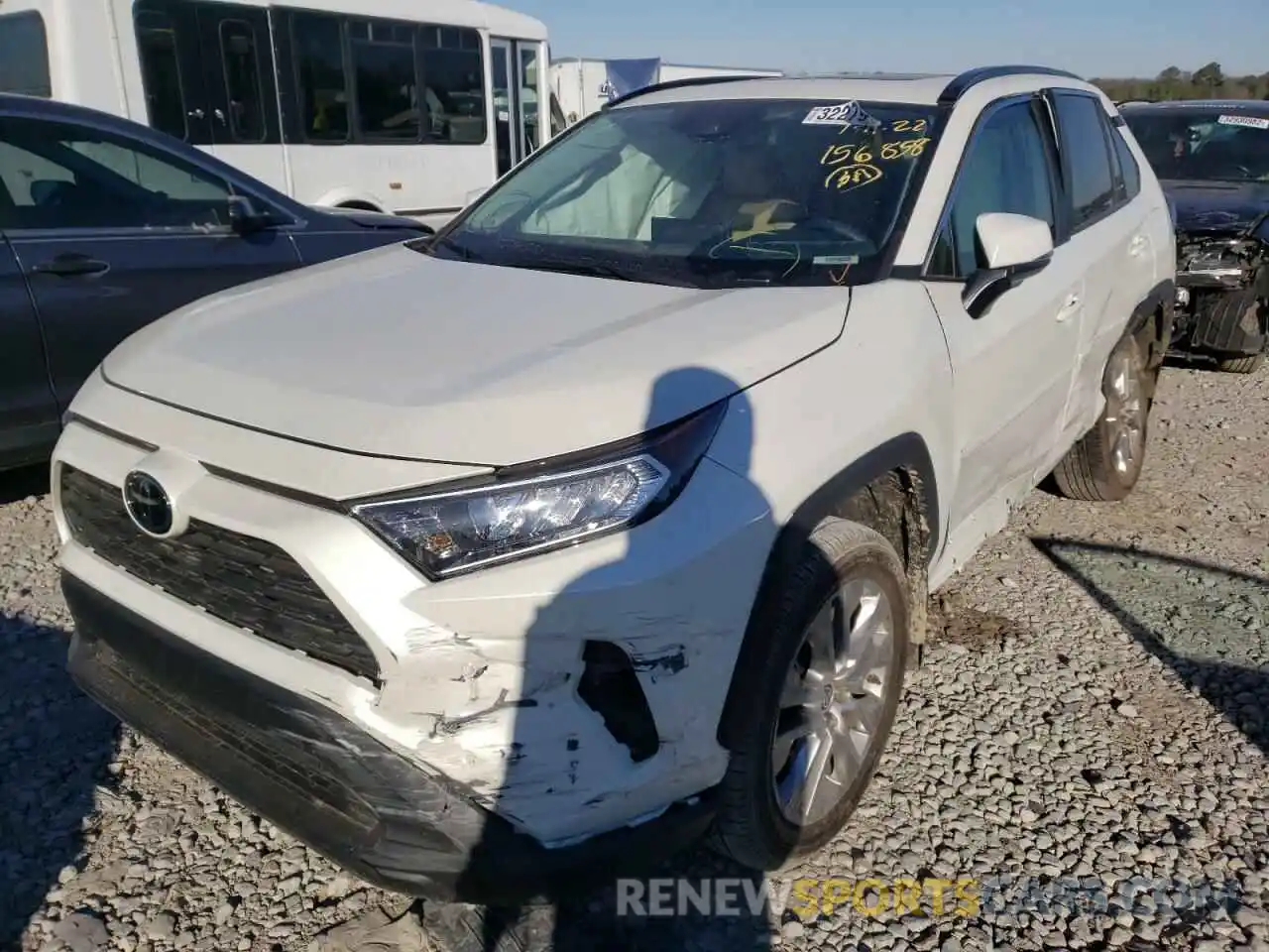 2 Photograph of a damaged car 2T3C1RFV3MW156858 TOYOTA RAV4 2021