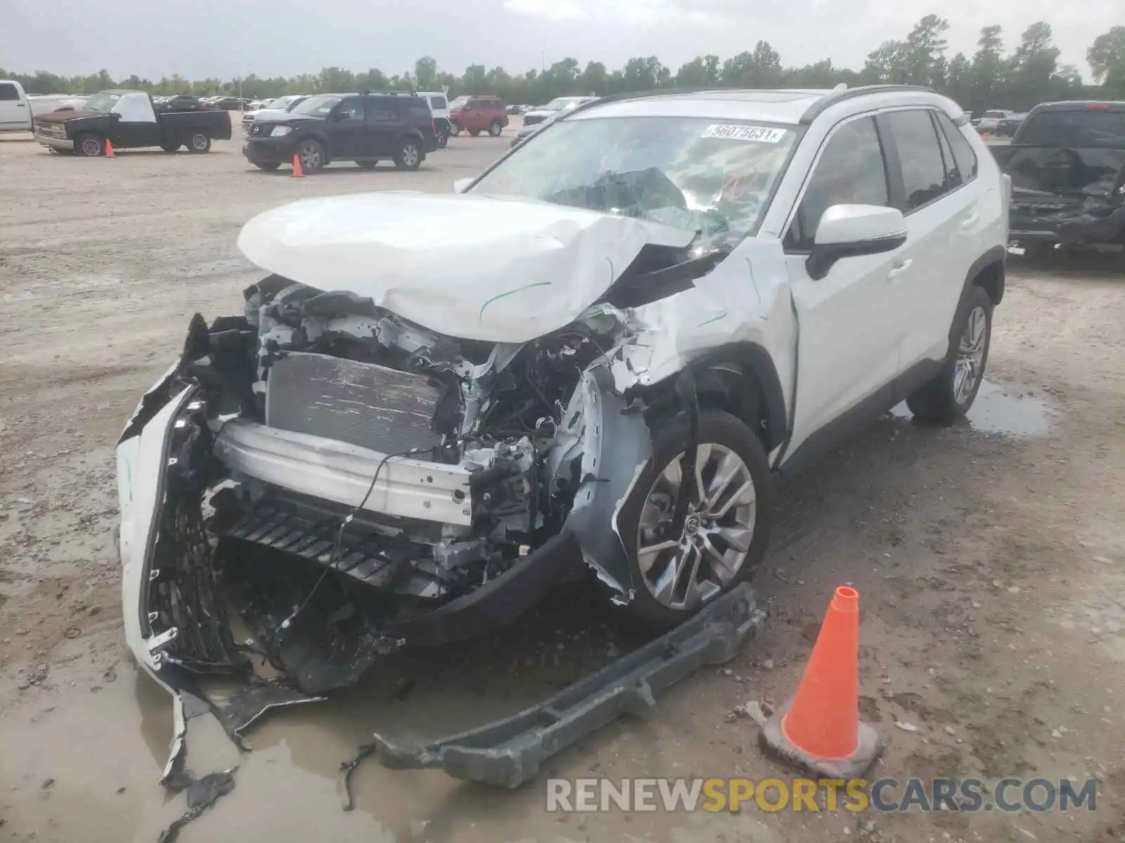 2 Photograph of a damaged car 2T3C1RFV3MW159260 TOYOTA RAV4 2021