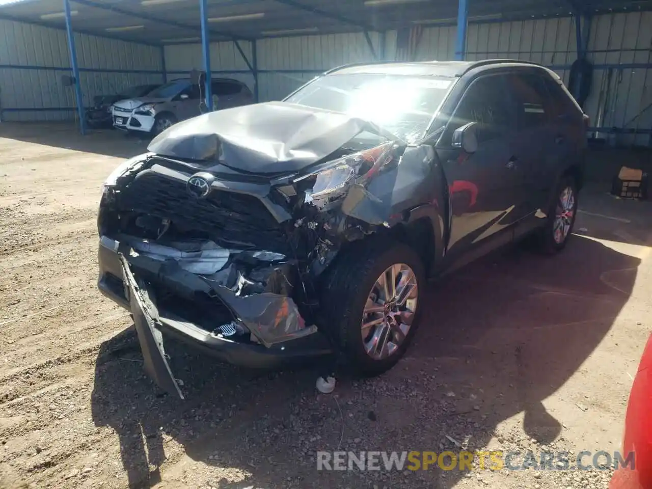 2 Photograph of a damaged car 2T3C1RFV3MW169917 TOYOTA RAV4 2021