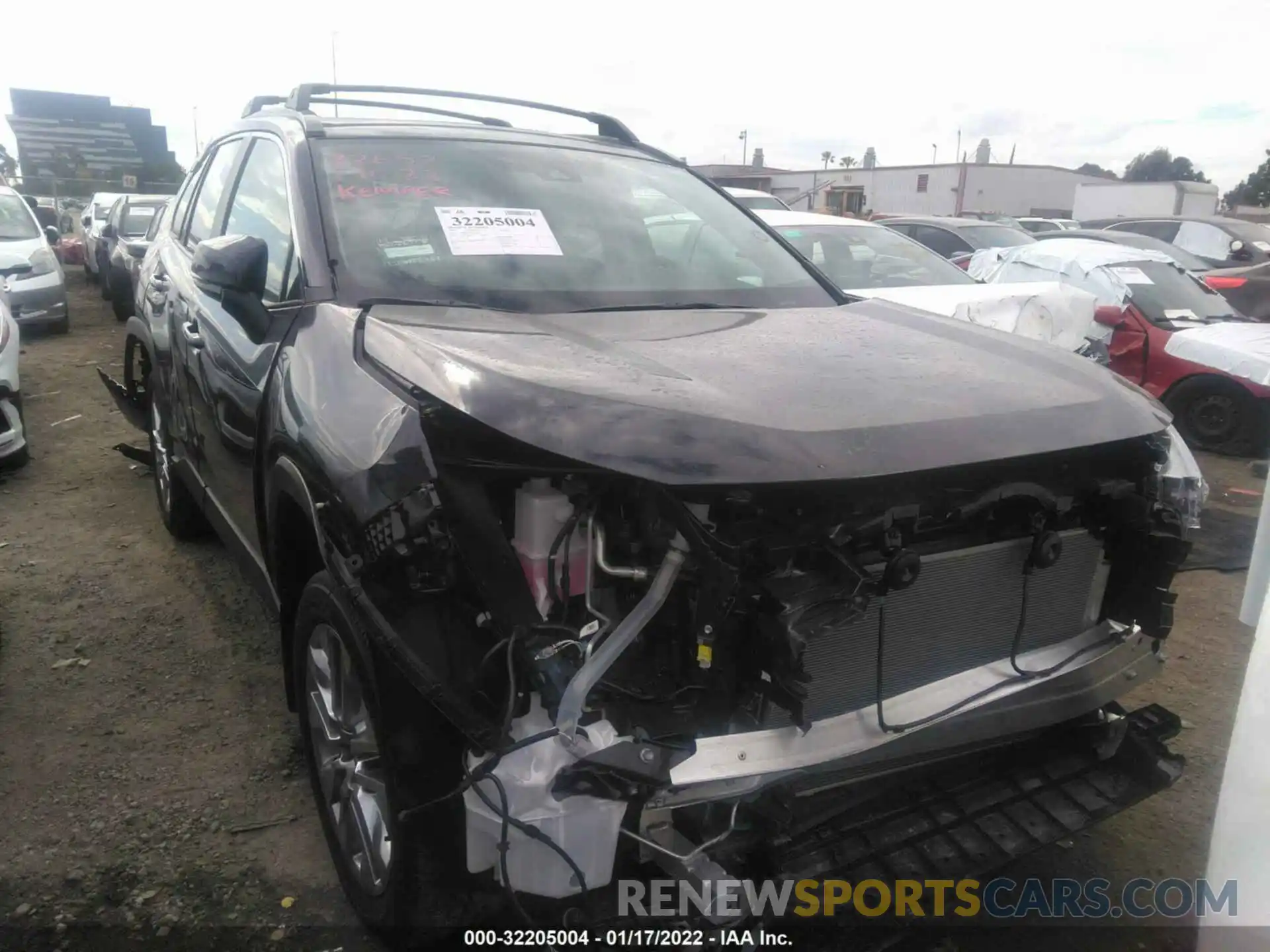 1 Photograph of a damaged car 2T3C1RFV3MW178570 TOYOTA RAV4 2021