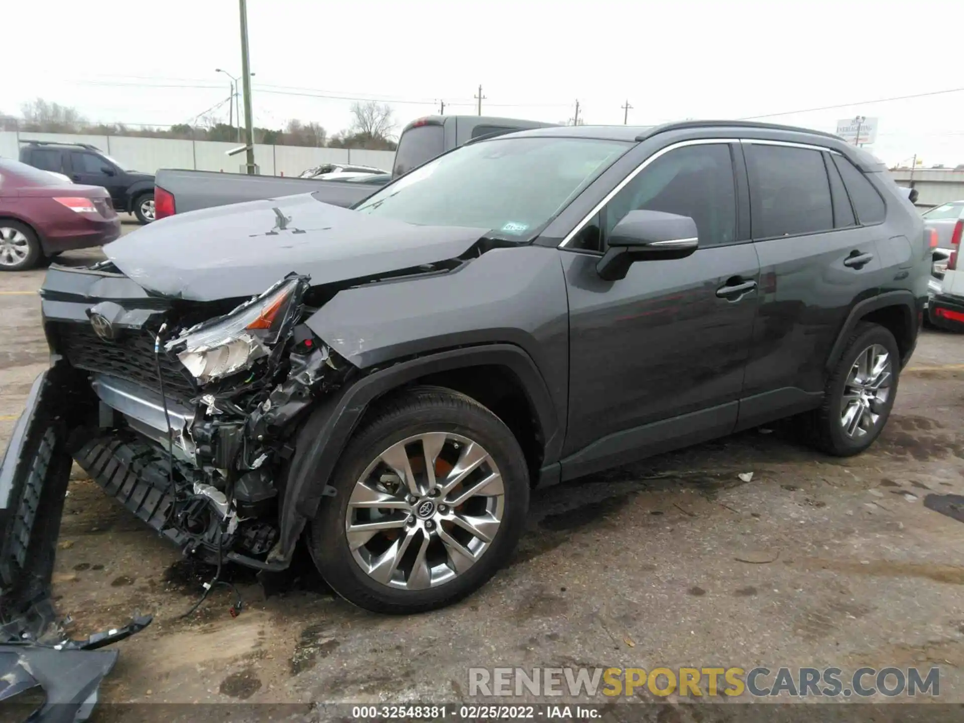 2 Photograph of a damaged car 2T3C1RFV4MC106598 TOYOTA RAV4 2021