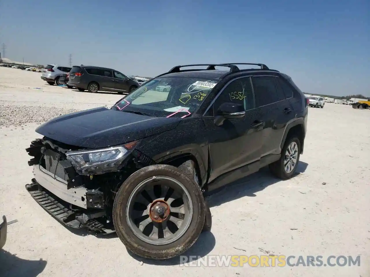 2 Photograph of a damaged car 2T3C1RFV4MC132604 TOYOTA RAV4 2021