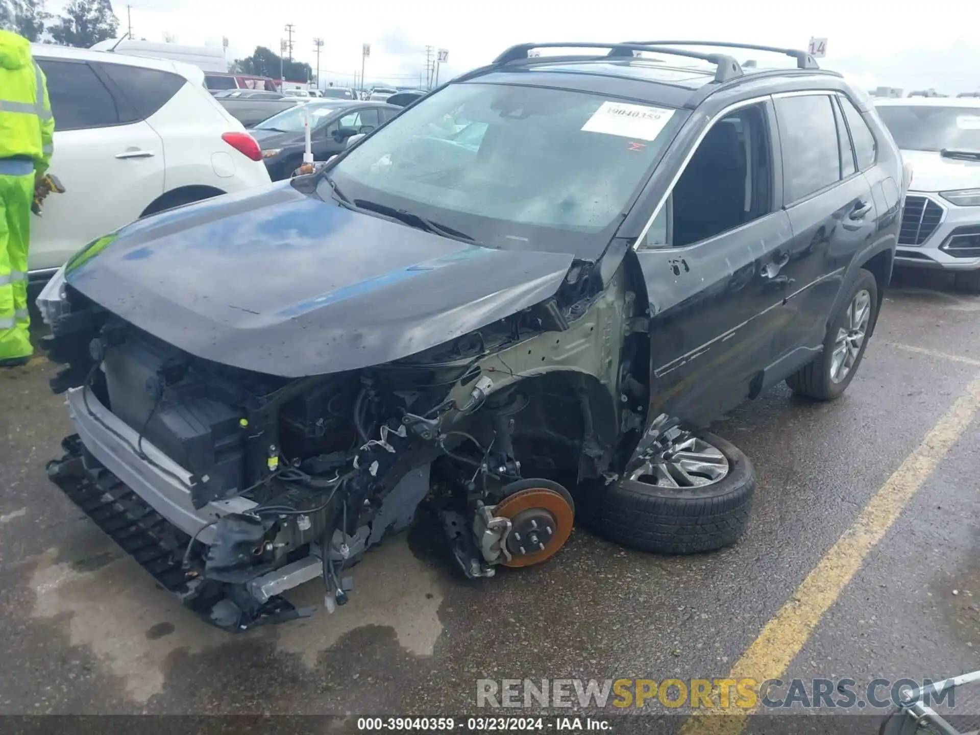 2 Photograph of a damaged car 2T3C1RFV4MC139486 TOYOTA RAV4 2021