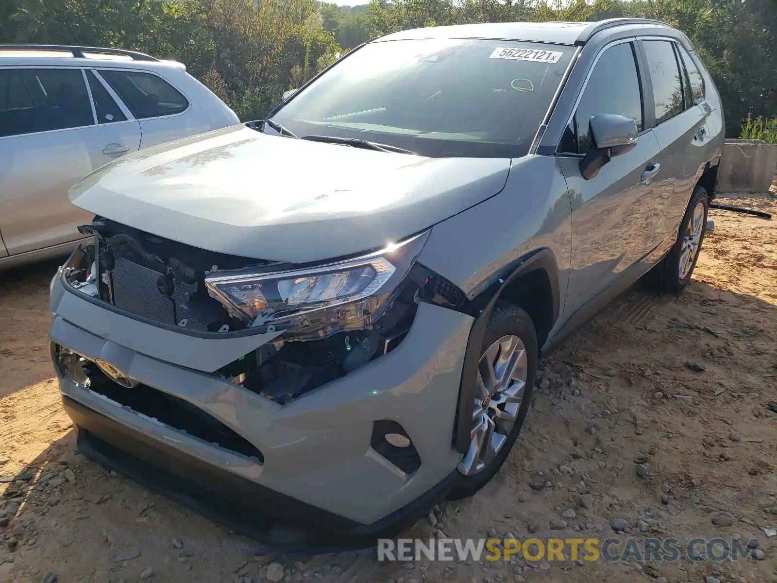 2 Photograph of a damaged car 2T3C1RFV4MW144363 TOYOTA RAV4 2021