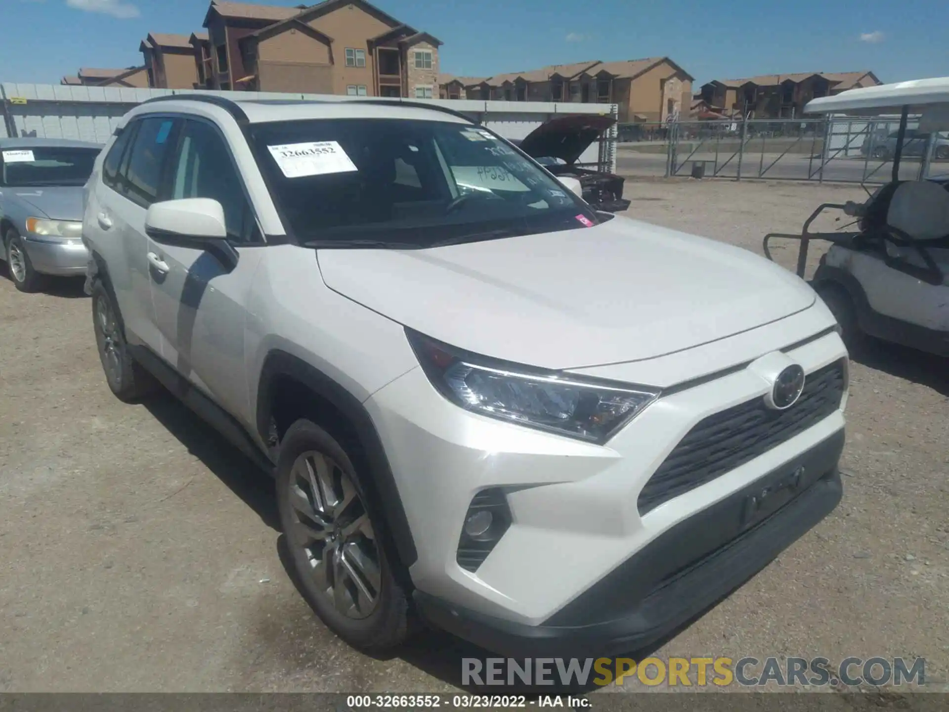 1 Photograph of a damaged car 2T3C1RFV4MW146694 TOYOTA RAV4 2021