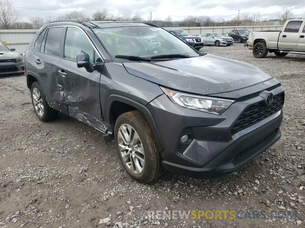 1 Фотография поврежденного автомобиля 2T3C1RFV4MW153676 TOYOTA RAV4 2021