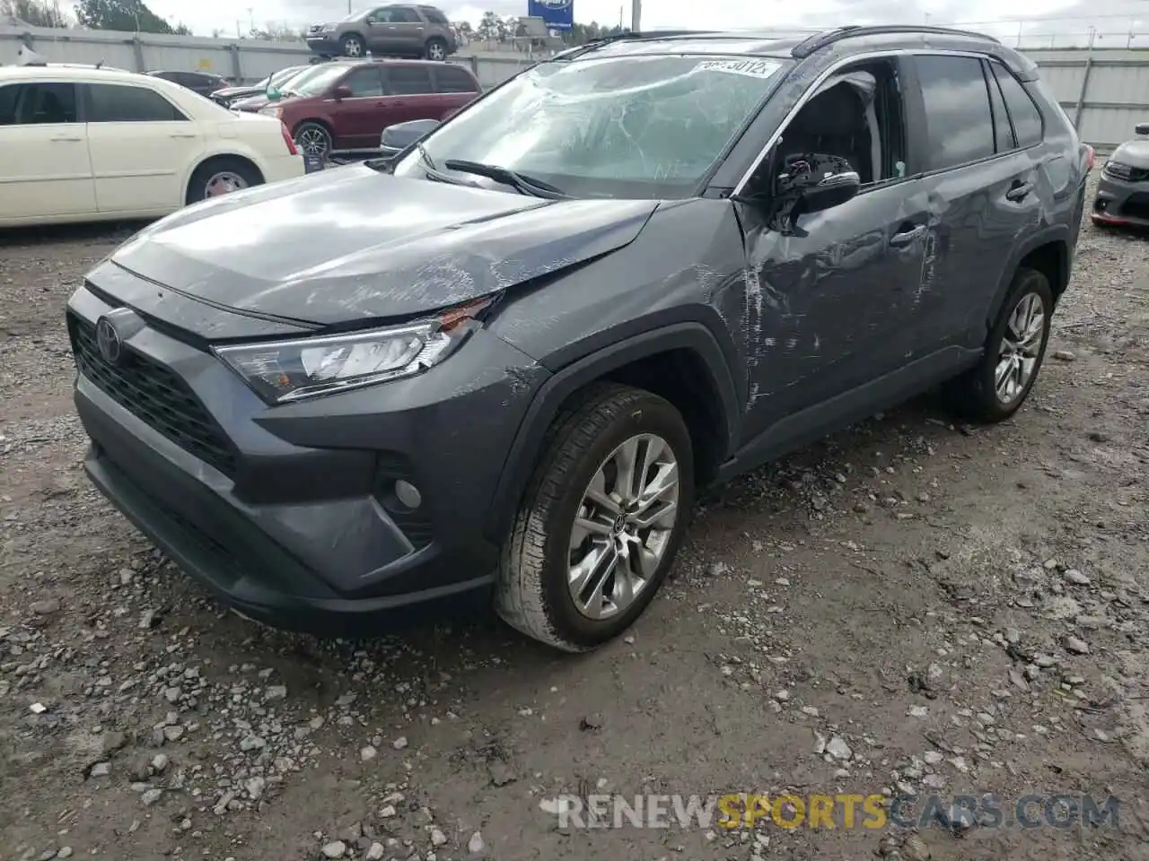 2 Фотография поврежденного автомобиля 2T3C1RFV4MW153676 TOYOTA RAV4 2021