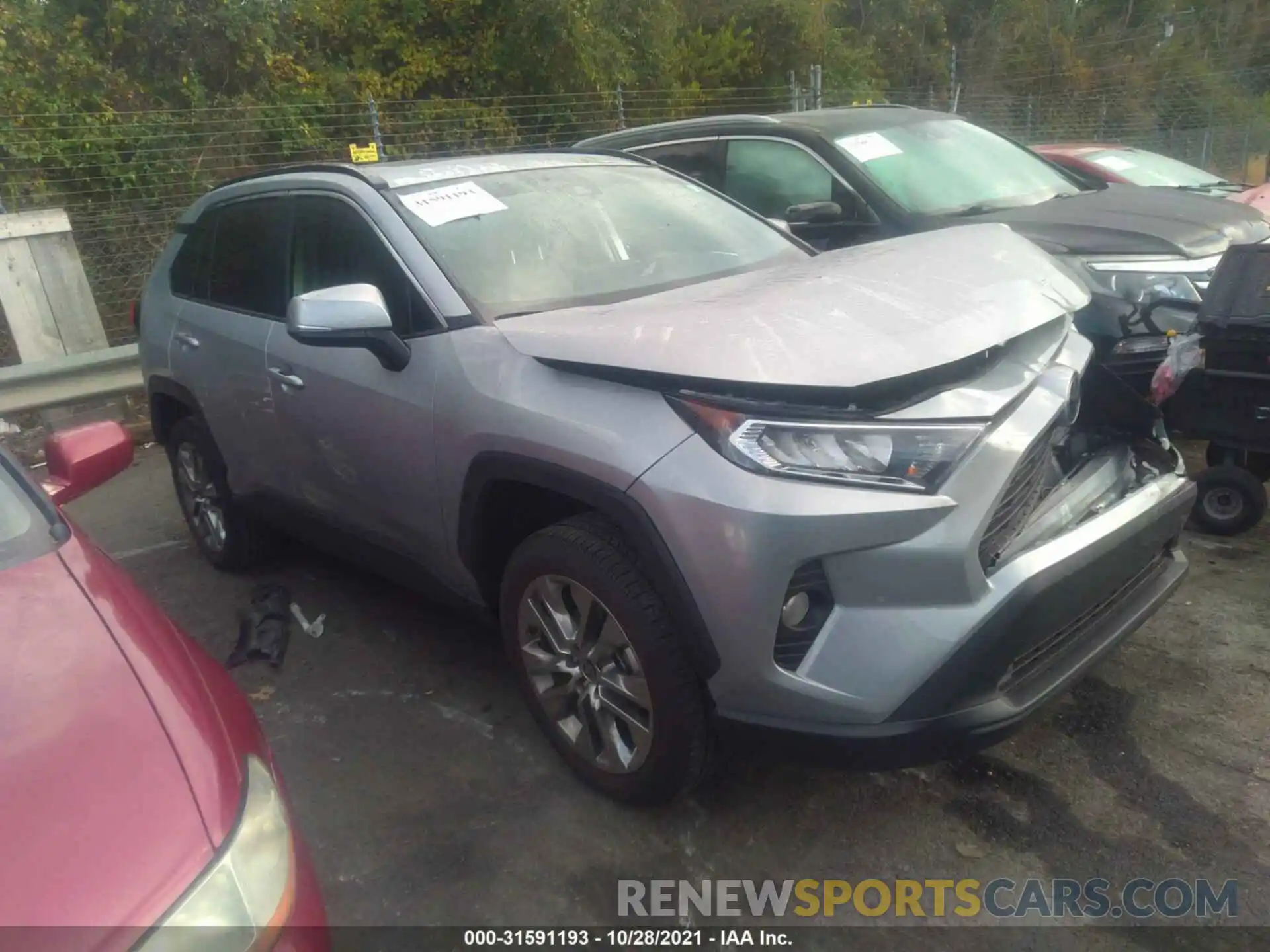 1 Photograph of a damaged car 2T3C1RFV4MW161194 TOYOTA RAV4 2021