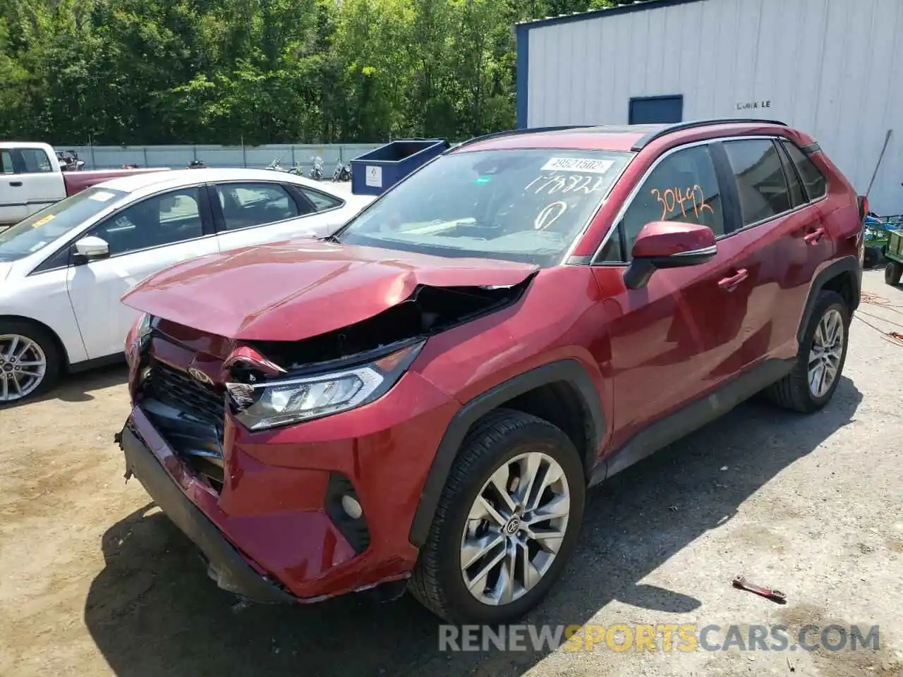 2 Photograph of a damaged car 2T3C1RFV4MW178822 TOYOTA RAV4 2021