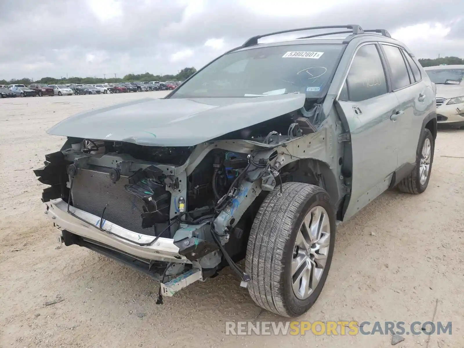 2 Photograph of a damaged car 2T3C1RFV5MC090170 TOYOTA RAV4 2021